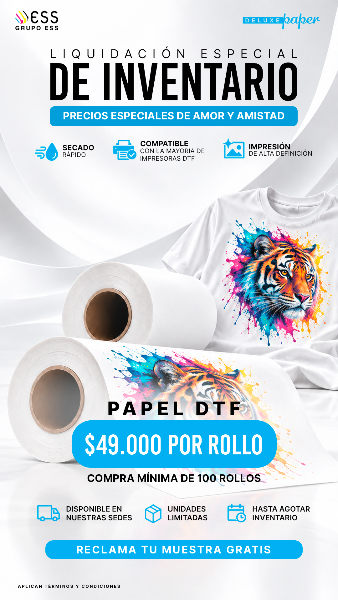Promoción Papel DTF