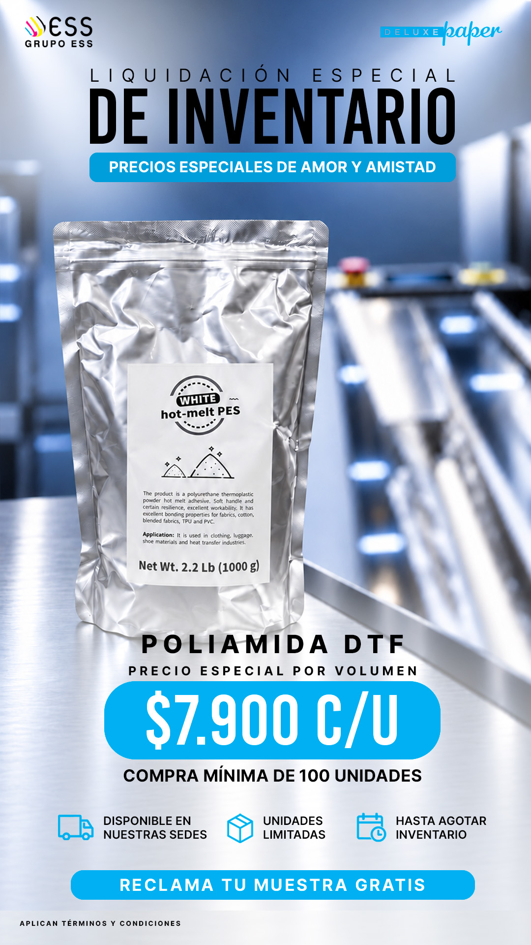 Promoción Poliamida DTF